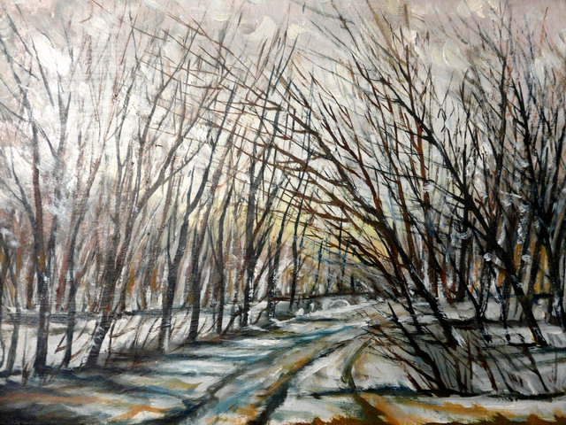 Neskorá zima (71 x 50) PRESUNUTÉ do ponuky 2009