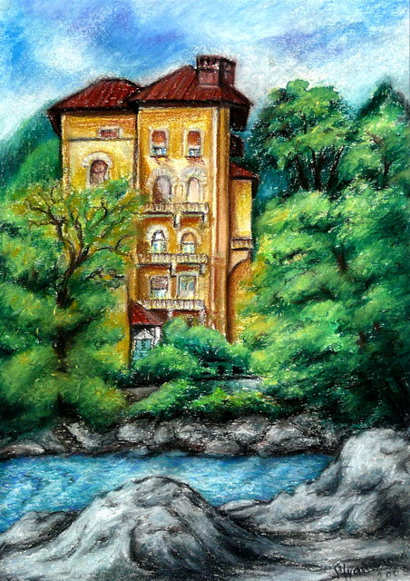 Cestou po Opatii (28,5x41) PRESUNUTÉ do ponuky 2009
