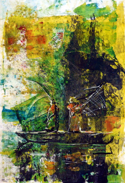 Rybári (37,5x55) PREDANÉ