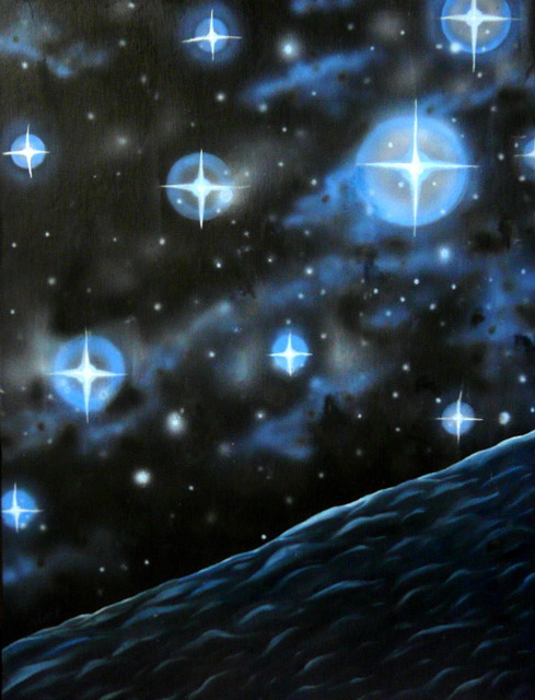 Cesta vesmírom (60 x 78) PREDANÉ 